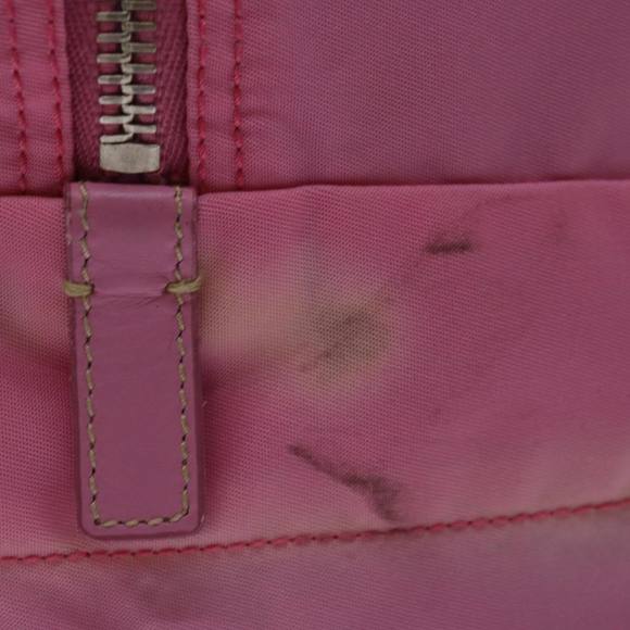 PRADA Boston Bag Nylon Pink Auth ac2870 - Picture 6 of 16